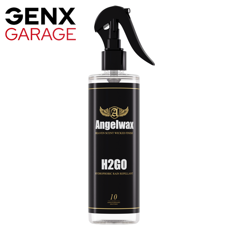 Angelwax H2OGO hydrophopbic rain repellent from gen X Garage Detailing Supplies Essex